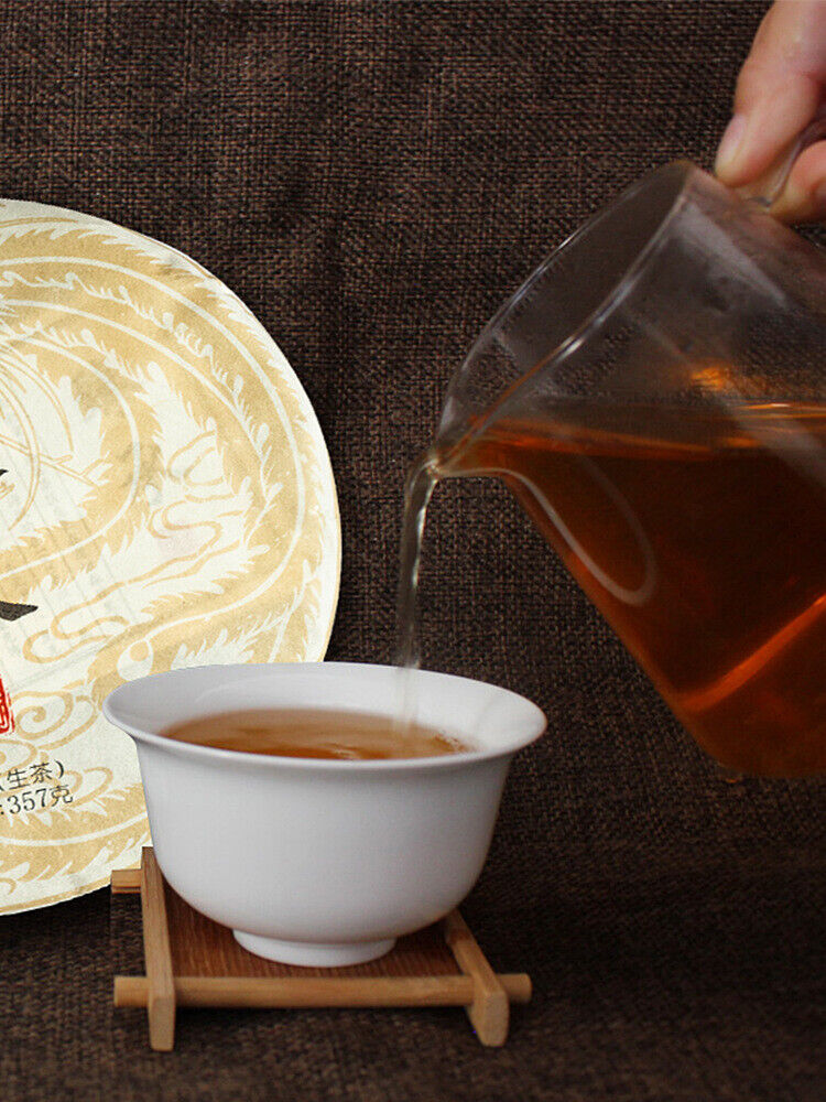 HelloYoung Yunnan Pu'er Tea Ancient Tree Raw Tea 357g Iceland Pu'er Tea Raw Tea Cake