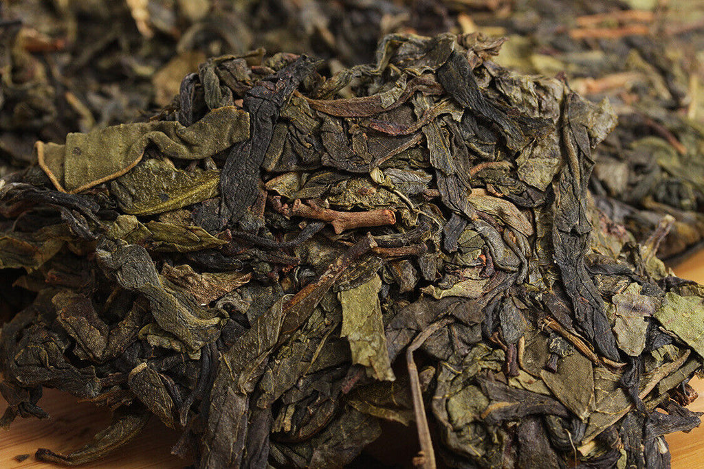 HelloYoung 357g Yunnan Pu-erh Tea Banzhang Big Leaf Pu-erh Raw Cakes Seven Seeds Cake Tea
