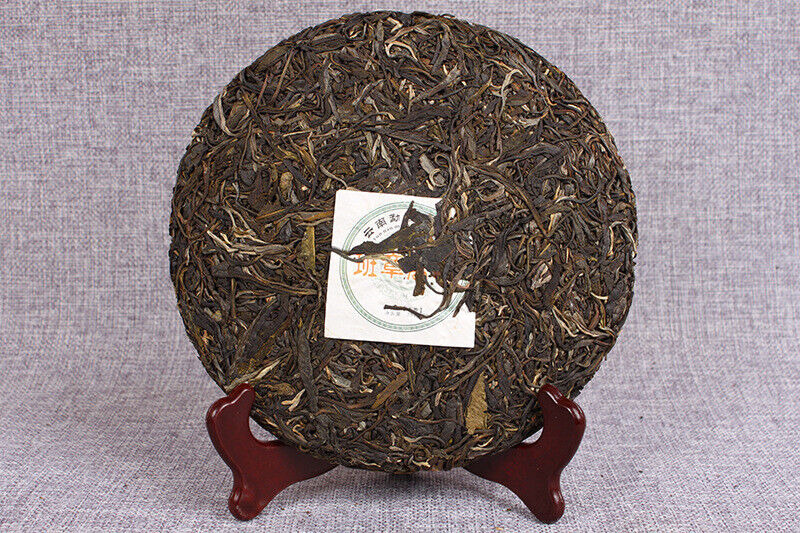 HelloYoung 357g Yunnan Pu'er Raw Tea Cake Banzhang Raw Tea Cake Jiao Mu Seven Seeds Cake