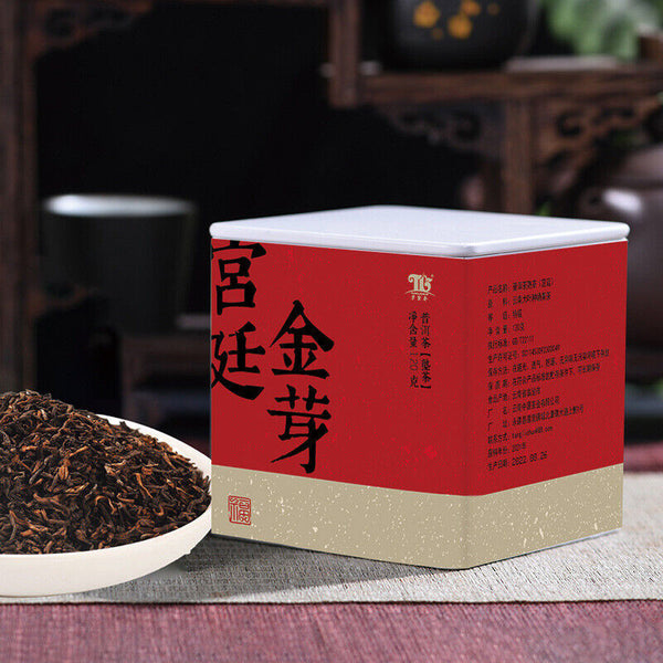 Imperial Golden Sprout Ancient Tree Pu'er Mature Tea Premium Loose Tea 120g