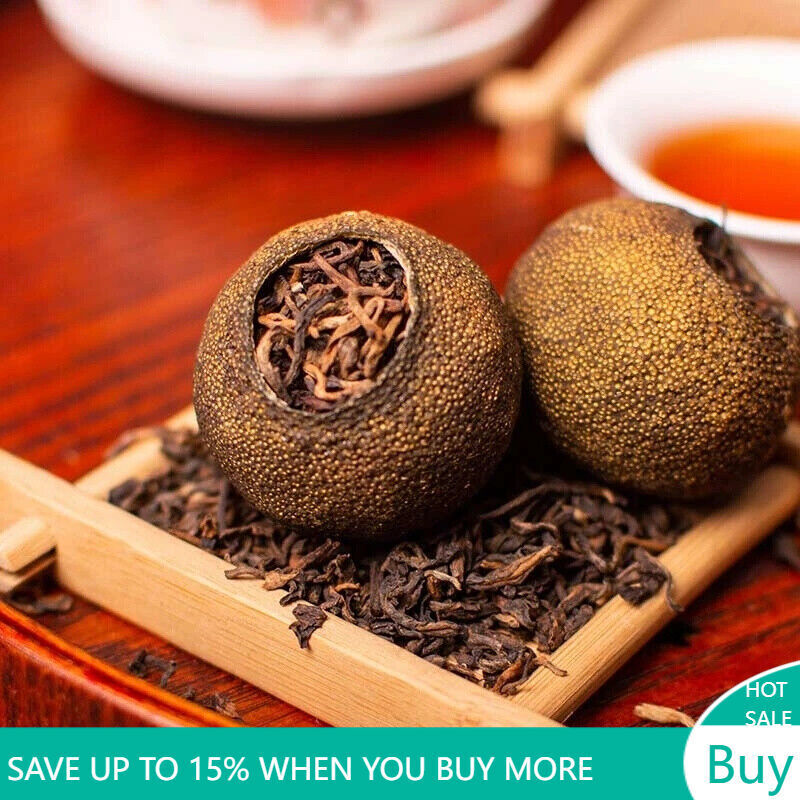 Healthy Drink Organic Tea Yunnan Pu Erh Tea Small Green Mandarin Black Tea100g Main image