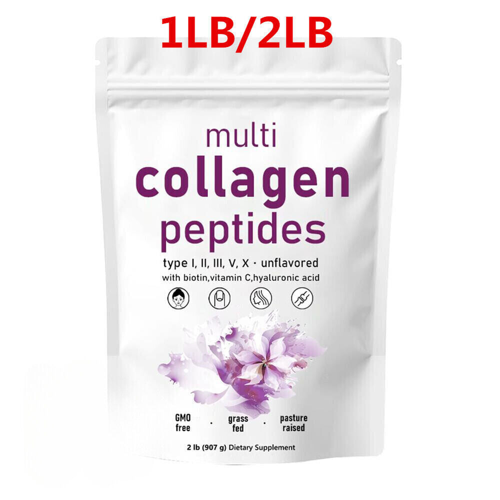 Premium Multi Collagen Peptides Powder - Hydrolyzed (Type I, II, III, V, X) Secondary image