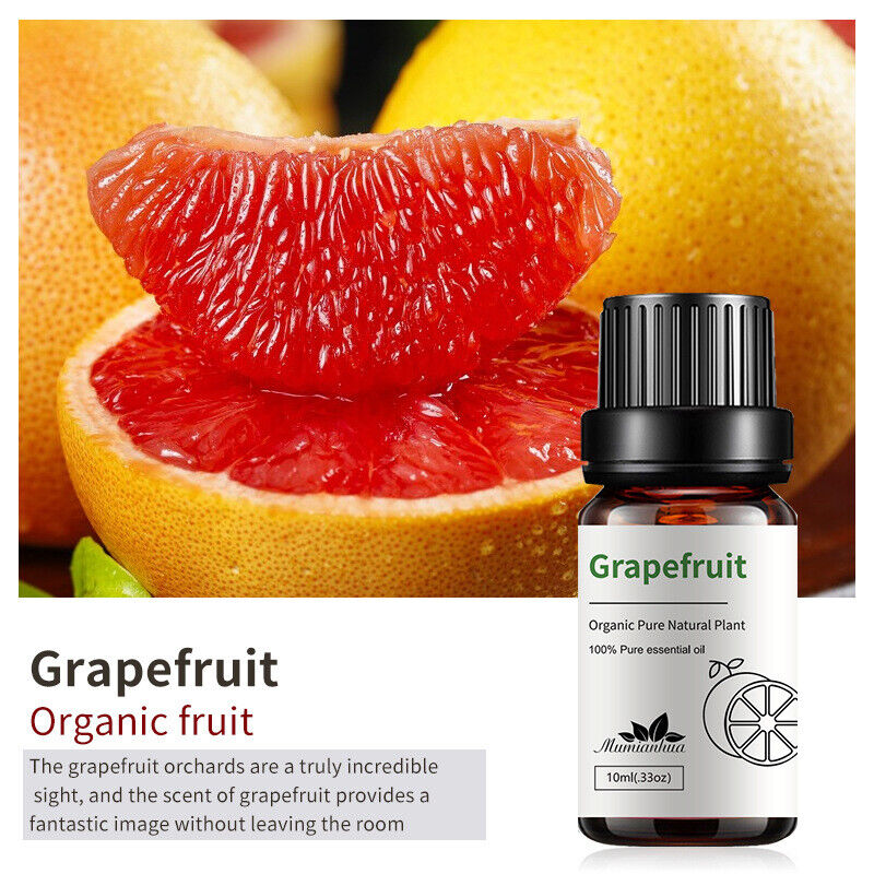 Essential Oil Grapefruit Pomegranate Lime Peach Fragrance Essential Oil 10ml * 4