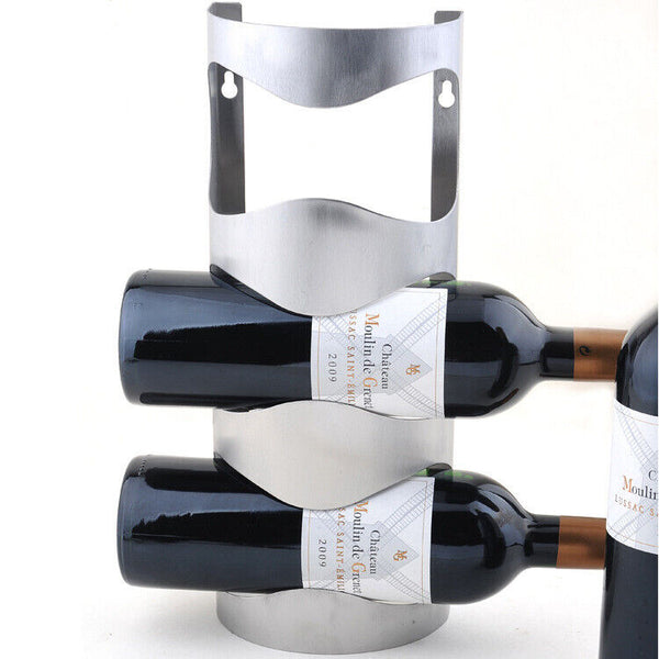 Wall Mounted Wine Holder Rack Household Wine Bottle Holder Homeuse With Screws