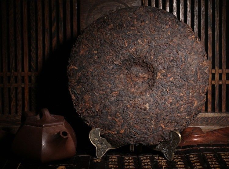 HelloYoungOld Ripe Pu Er Tea 357g Oldest Puer Tea Puerh Black Tea Pu Er Red Tea Pu-erh Secondary image