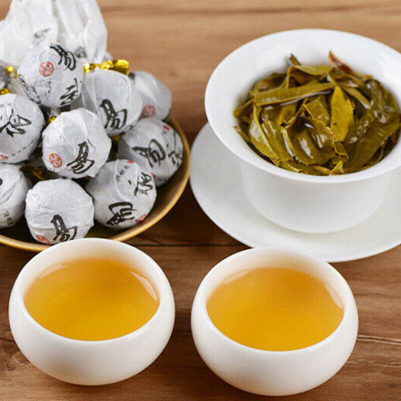 HelloYoung High Quality Dragon Ball Pu'er Tea 250g Big Tree Canned Green Tea Pu-Erh Raw Tea