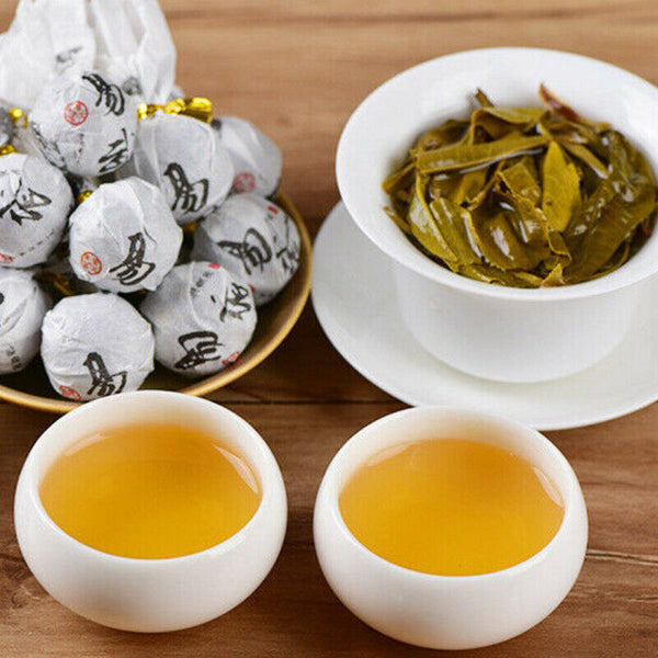 HelloYoung High Quality Dragon Ball Pu'er Tea 250g Big Tree Canned Green Tea Pu-Erh Raw Tea