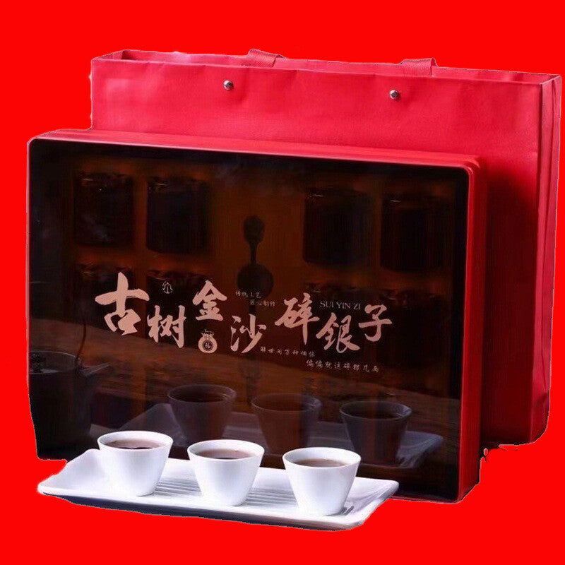 Puerh Tea Ancient Tree Broken Silver Tea Glutinous Rice Fragrance Ripe Tea 500g Main image