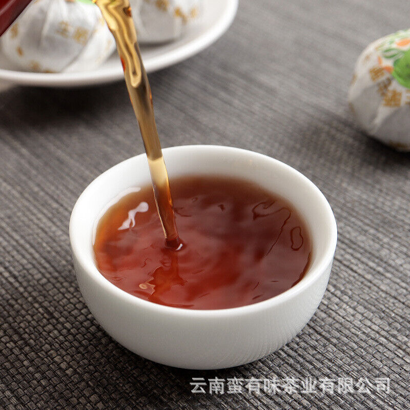 HelloYoung 500g loose Yunnan Pu'er tea leaves (Meijiang) Xiaoqingkang Pu'er ripe tea