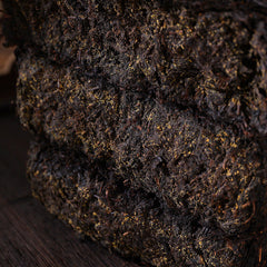 HelloYoung 1000kg Anhua Black Tea Golden Flower Hand-built Fu Brick Tea Golden Black Tea