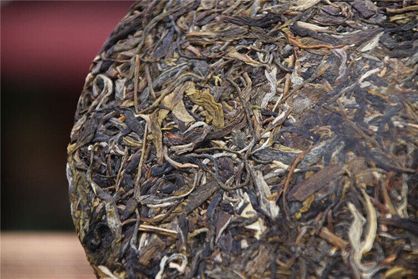 HelloYoung 357g Honey Fragrant Sweet Yunnan Pu'er Tea Raw Tea Jingmai Green Qizi Cake Tea