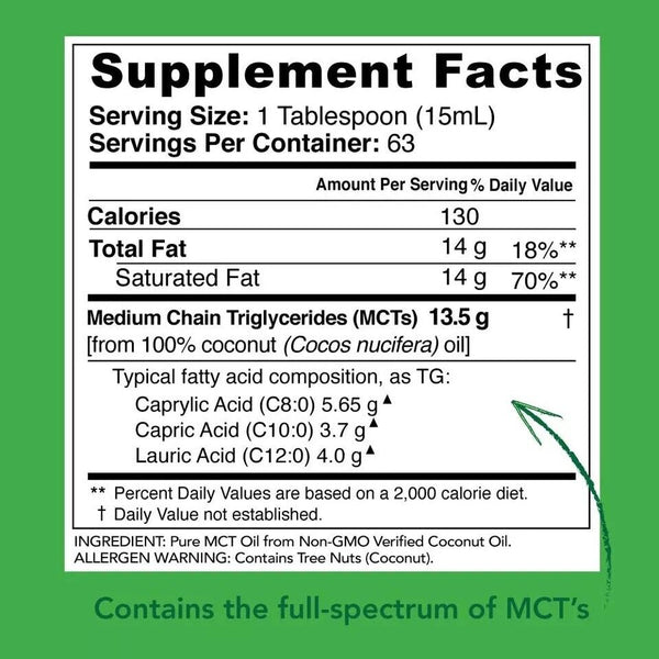 MCT Coconut Oil Wholesale Natural Coconut MCT Oil 500ml