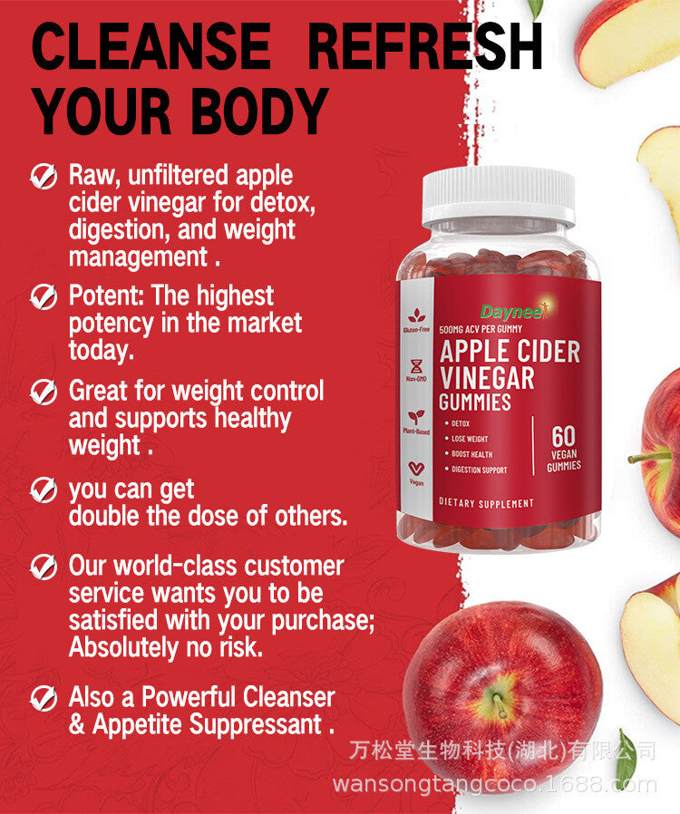 Daynee Slim Weight Loss Supplement Apple Cider Vinegar Gummies