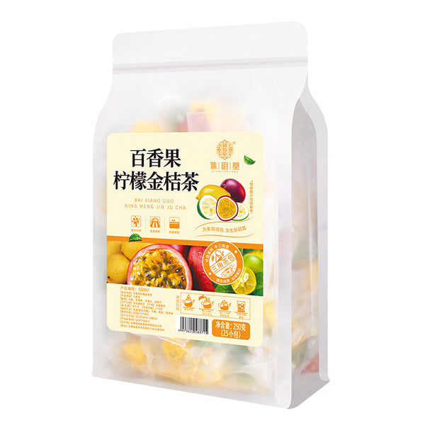Passion Fruit Lemon Kumquat Tea Honey Freeze-dried Fruit Summer Cold Drink