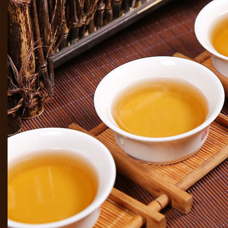 HelloYoung 750g Hunan Anhua Baishaxi Fu Yuan Dark Tea Golden Flower Fu Zhuan Dark Tea