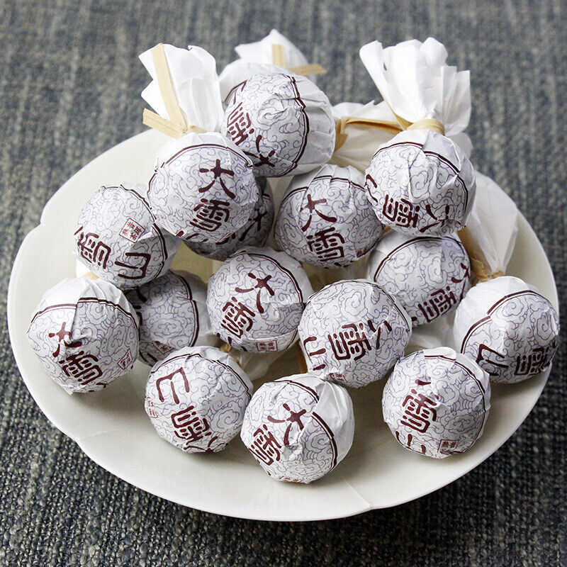 HelloYoung 500g Yunnan Lincang Daxueshan Pu'er tea ripe tea ancient dragon pearl tea ripe