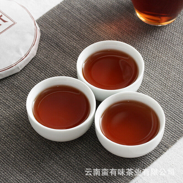 HelloYoung Yunnan Pu'er Tea Big Tree Old Tree Tea 100g Brown Ripe Cake (Chong)