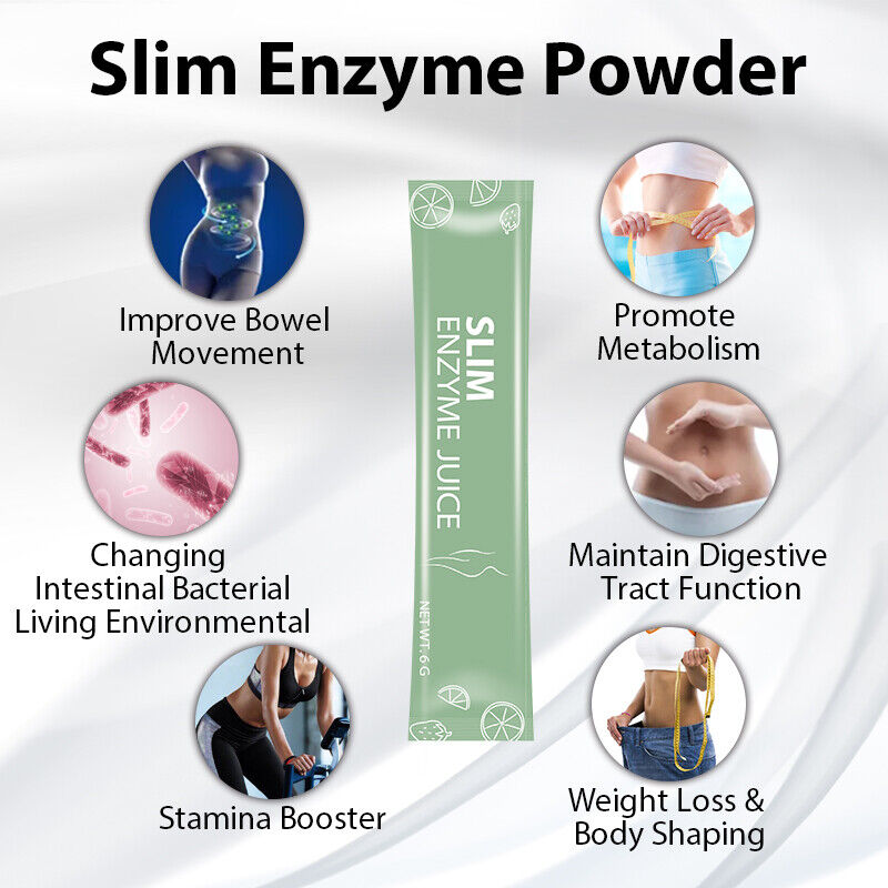 Enzyme Juice Weight Loss Fruit Juice Powder Diet Intermittent 6g*12bags