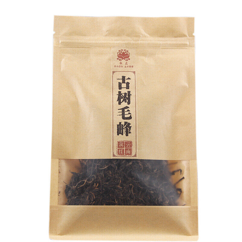 HelloYoung Ancient Tree Kung Fu Tea Maofeng Tea Loose Leaf Fengqing Dianhong Tea 100g