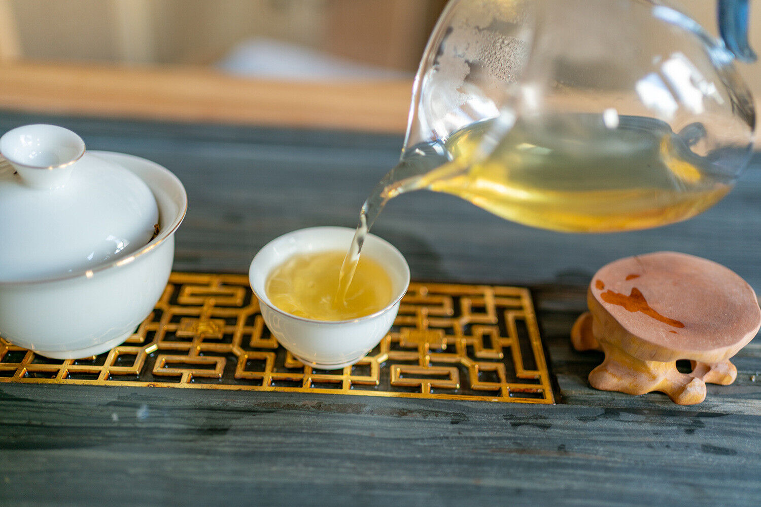 HelloYoung 400g Yunnan Ancient Pu'er Seven Seed Cake Tea DaXueshan Handle Tea Pu'er Raw Tea