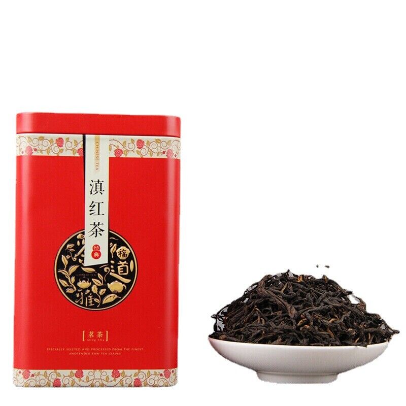 HelloYoung TeaYunnan Spring Loose Leaf Dianhong Tea Iron Box Tea 80gNatural Old Tree Black Tea Main image