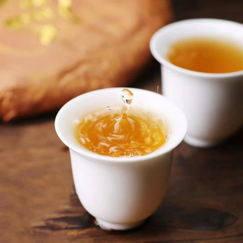 HelloYoung Yunnan Tea Banna Prince Mountain Manzon Pu'er Tea Raw Tea 357g Cake Tea