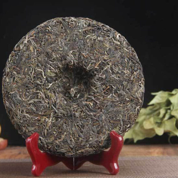 HelloYoung 357g High Quality Cha Tea Yunnan Yiwu Top Ancient Tree Pu'er Tea Cake 易武古树