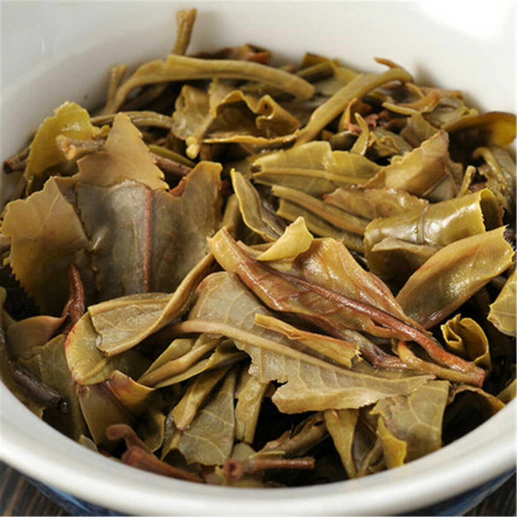HelloYoung Xiaguan Golden Silk Tuo Cha Natural Puer Tea Raw Pu-erh Tea Green Tea Bags 100g