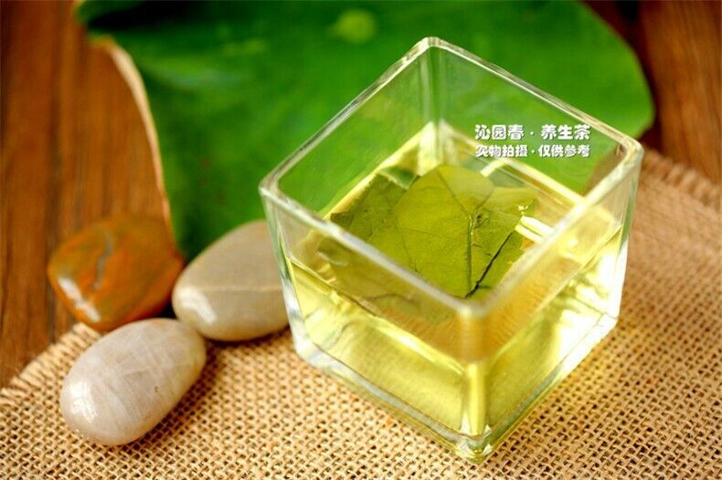 HelloYoung Organic Green Tea Health  Chinese Herbal Tea Ecology Lotus Leaf Tea 30g