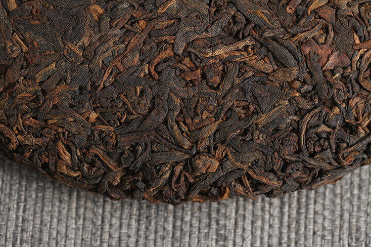 HelloYoung 357g Yunnan Pu'er Tea Banzhang Golden Buds Pu'er Ripe Cake Seven Seeds Cake Tea