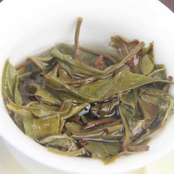 HelloYoung 357g High Quality Cha Tea Yunnan Yiwu Top Ancient Tree Pu'er Tea Cake 易武古树