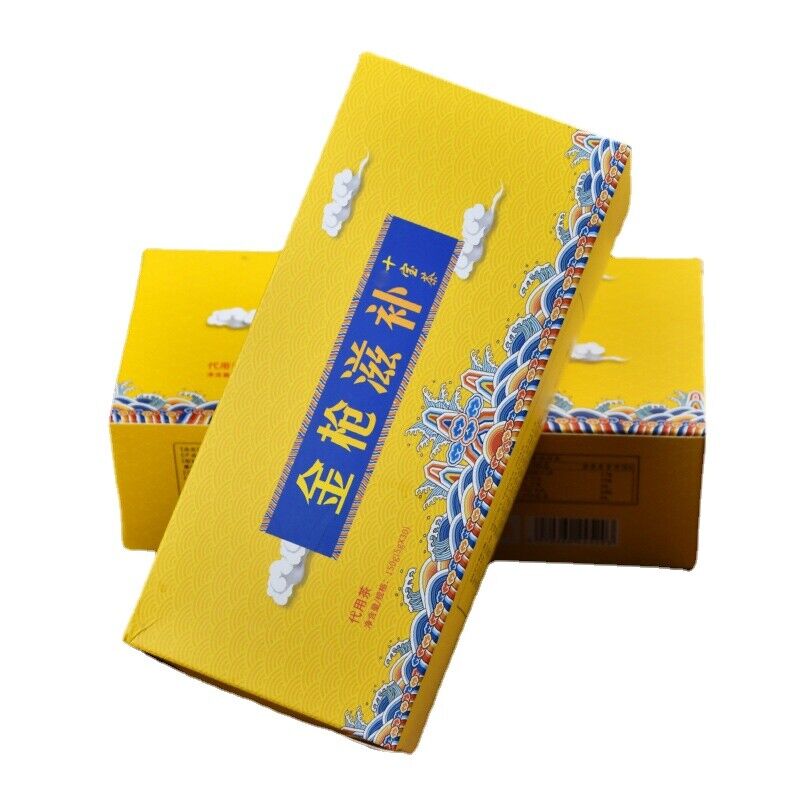 150g Golden gun tonic ten treasure tea ginseng five solid tea health bag tea Main image