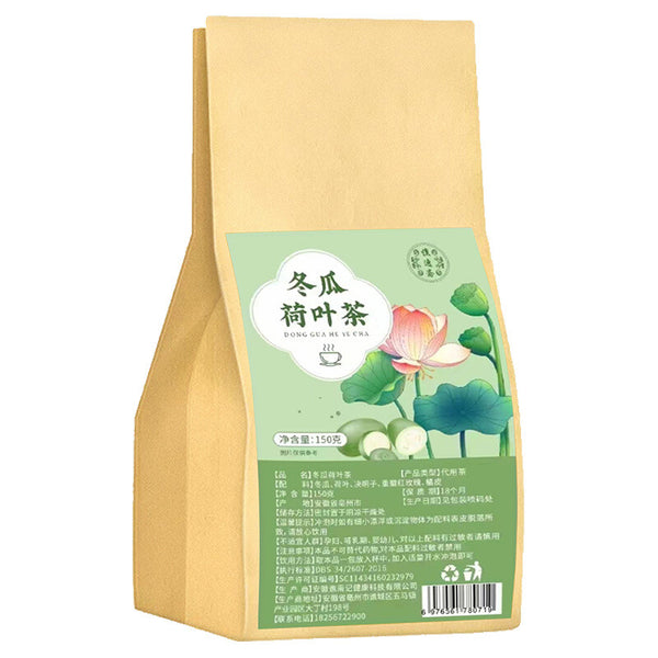 TemuTea Winter Melon Lotus Leaf Tea Bags with Cassia Seed Hawthorn Chenpi Herbal Tea