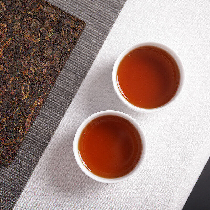 HelloYoung 250g Yunnan Pu'er Tea Menghai Mature Tea Yugong Golden Brick Aroma Mature Tea
