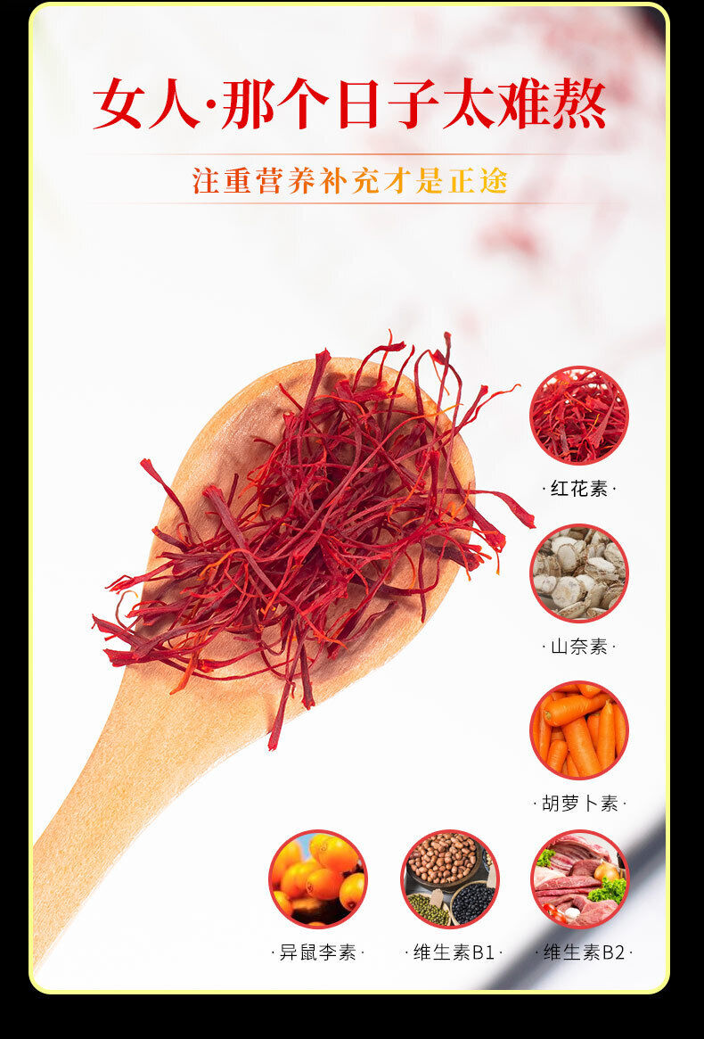 Luxury 1g Saffron Threads: Pure & Premium for Women's Wellness