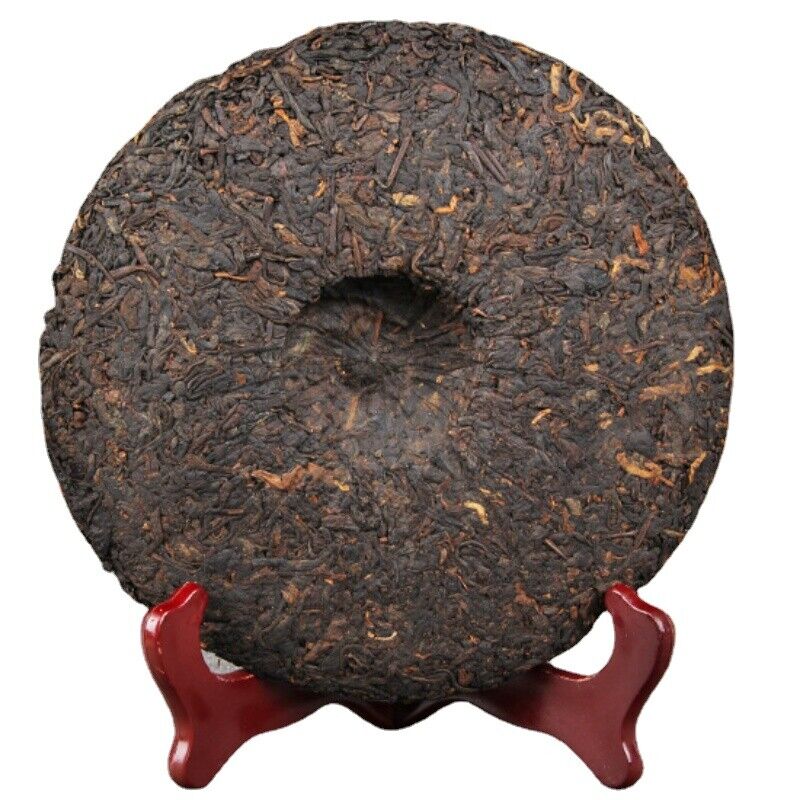 HelloYoung Pu'er Tea Factory Cloud Buds Pu'er Tea Ripe Tea Cake Yunnan Qizi Cha 400g/14.1oz