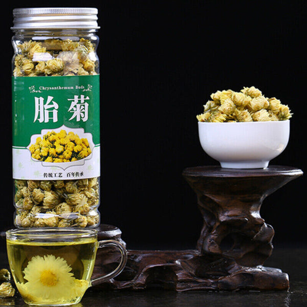 HelloYoung Canned Organic Fetus Chrysanthemum Tea Chinese Natural Top Flower Herbal Tea 35g