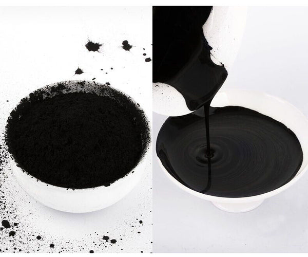 Bamboo Charcoal Powder Natural Black Pigment Edible Plant Charcoal Black,