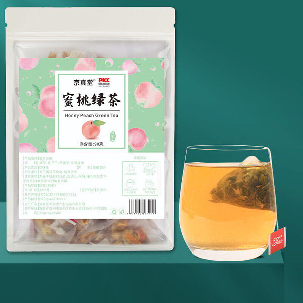 Peach Green Tea Apple White Peach Oolong Fruit Tea Cold Brew Herbal Tea
