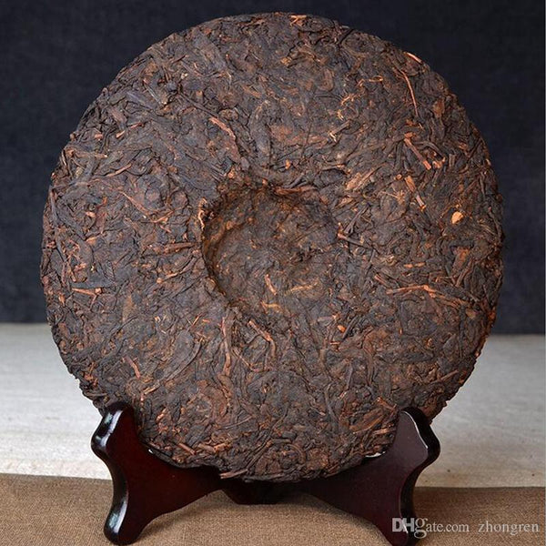 HelloYoung New Natural Pu'er Tea Cooked Old Pu'er Dark Red Sweet Honey Pu'er Tea 357g