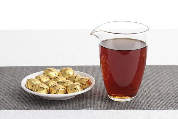 HelloYoung 500g Pu-erh Tea Aged Pu-erh Ripe Tea Glutinous Aroma Small Golden Tuo (RX)
