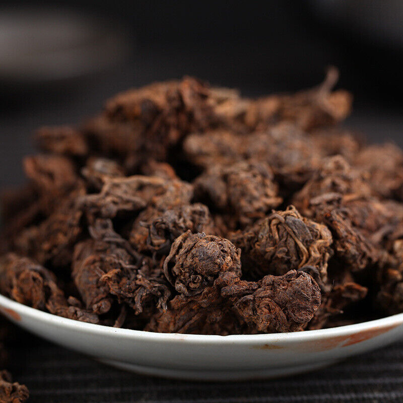 Dark Tea Yunnan Puerh Tea Spring Tea Head Golden Bud Ripe Tea 500g loose tea