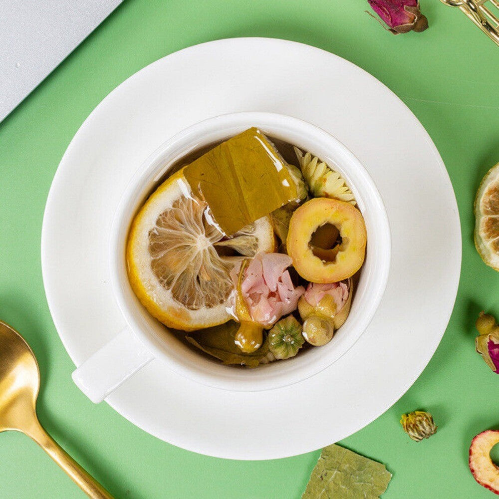 Lemon Lotus Leaf Herbal Tea 100g Refreshing Wellness Healthy Drink Blend