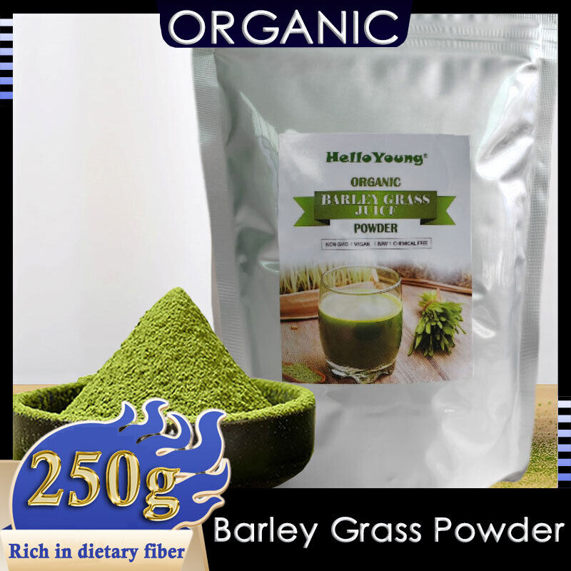 Barley Grass Powder 250g with Rich Dietary Fiber, No Addtives