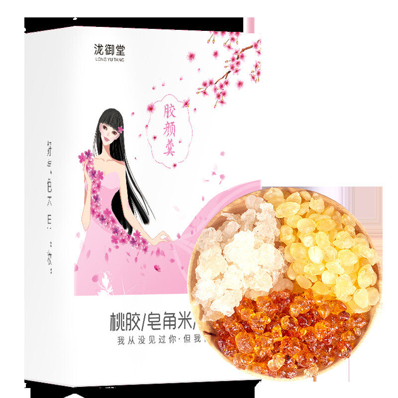 Peach Gum Snow Fungus  Saponin Rice Combo Beauty Soup Ready to Ship Secondary image