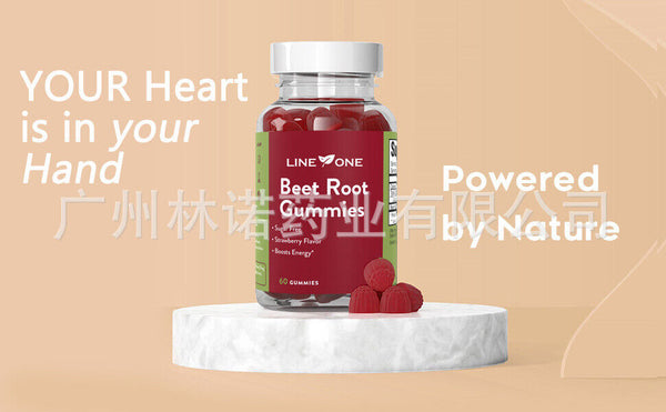 Beet Root and Hawthorn Gummies for Blood Pressure Support - 60 Gummies