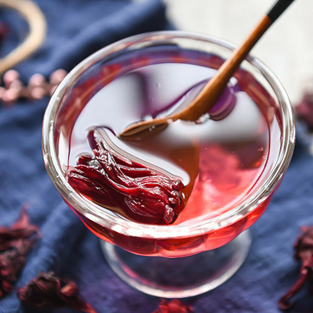 HelloYoung Leaves Sour Plum Soup Rose Dried Flower Tea Roselle Tea Rose Luoshen Flower Tea