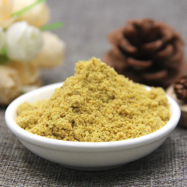HELLOYOUNG Pure Yellow Mustard Seeds Powder (Ground) - Pure, Strong Flavour