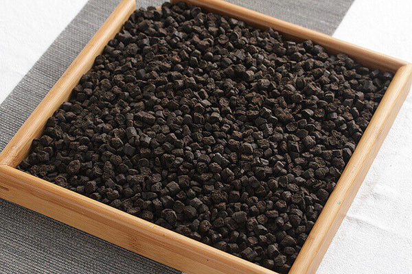 HelloYoung 500g Yunnan Pu'er Ripe Tea 09 Menghai Nuoxiang Tea Fossil New C1 Crushed Silver