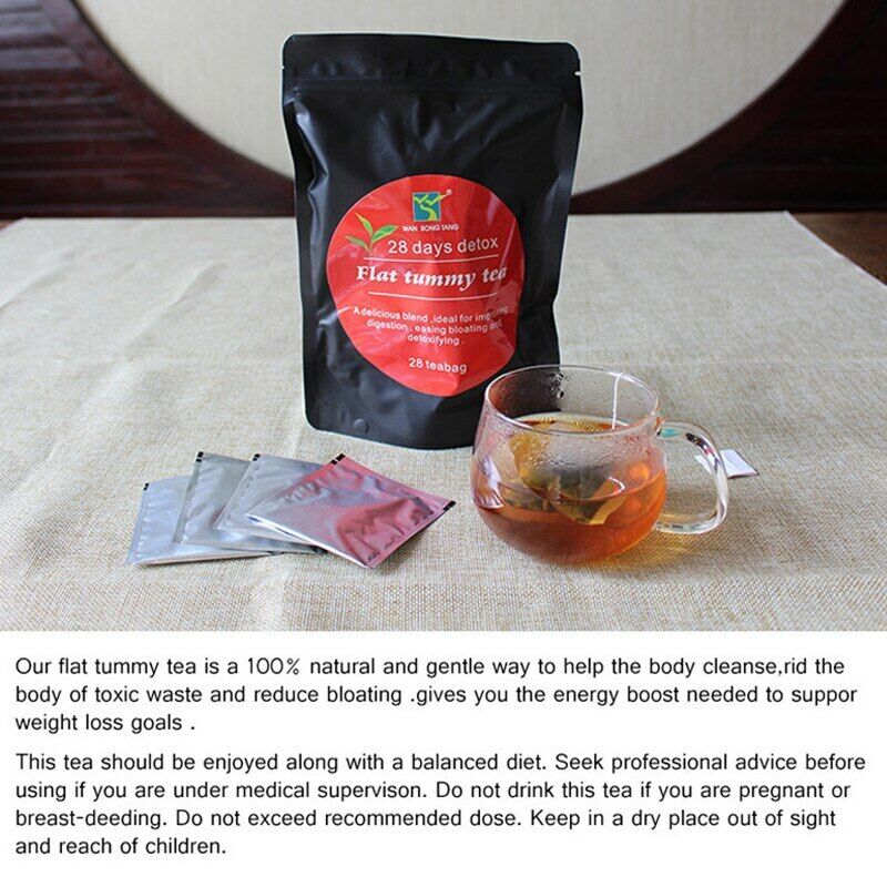 Detox Flat Tummy Tea Fat Burner Slimming Product Weight Loss Detox Slimming Tea